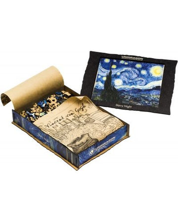 Unidragon The Starry Night Wooden Puzzle