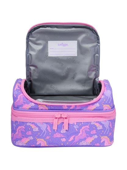 Smiggle Purple Unicorn Lunch Bag