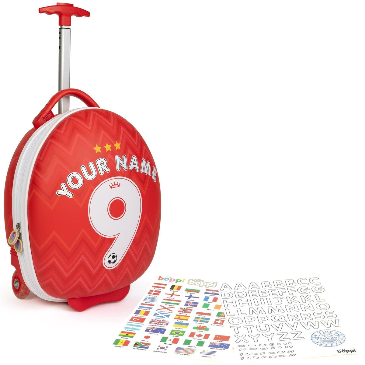 Boppi Football Wheeled Suitcase Assorted