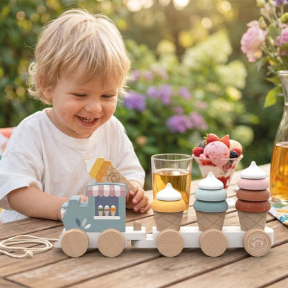 Speedy Monkey Ice Cream Train