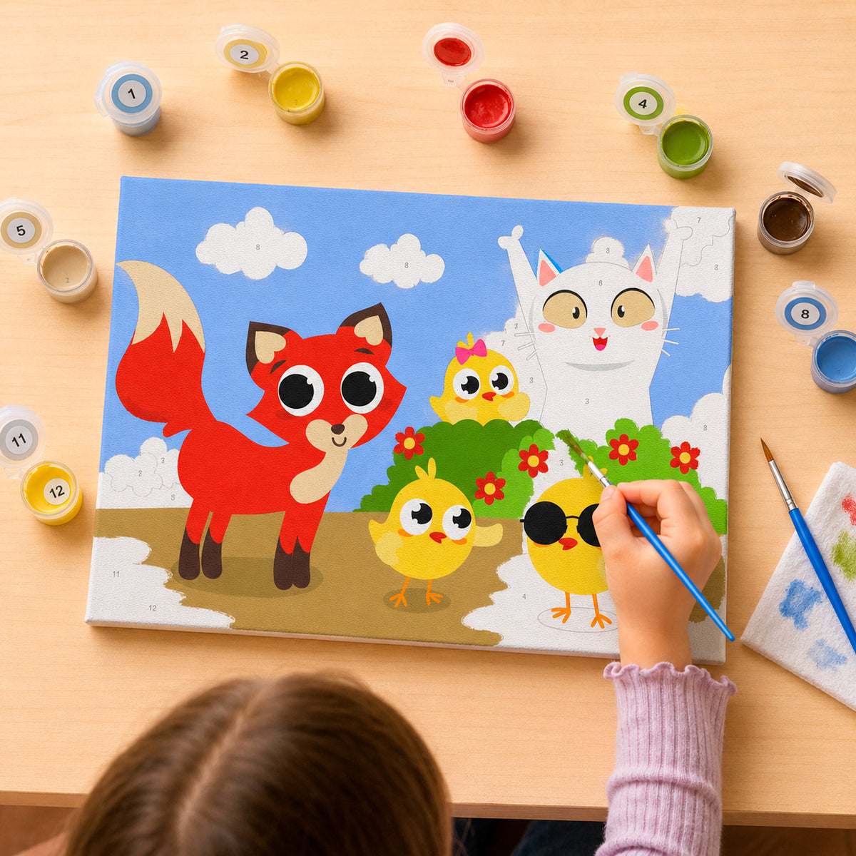 Lila TV Paint by Numbers Kit - Hayawenet