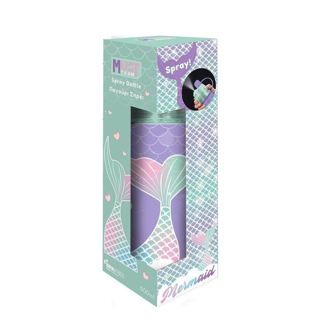 Must Water Bottle 600ml Mermaid